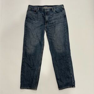 Levis 550 Jeans Mens 42x34 Relaxed Fit Straight Leg Medium Wash Denim